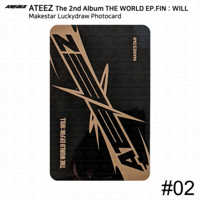 ATEEZ The 2nd Album WORLD EP.FIN WILL Makestar Lucky Draw