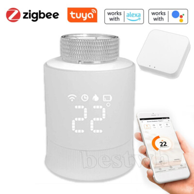 Zigbee Smart Home Heizkörper Thermostat Tuya Intelligente App Energiesparen Zeit