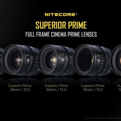 NITECORE Cinema Film Lens 25mm T2.1 50mm 75mm 100mm T2.0 For PL