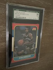 1986-87 Fleer Alvin Robertson #92 San Antonio Spurs SGC 9 96 Rookie RC