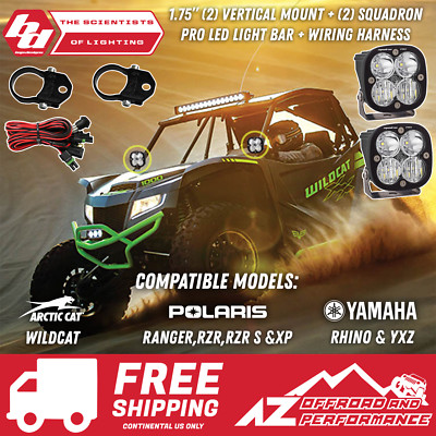 BAJA DESIGNS Squadron Pro Vertical Mount Light Kit 1.75'' For Wildcat XX