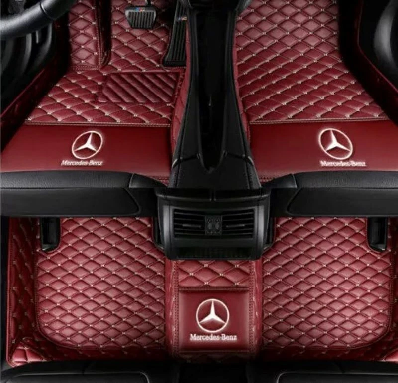 Fit Mercedes-Benz 1998-2025 All Model Waterproof Luxury Carpets Car Floor Mats - Image 4 of 4