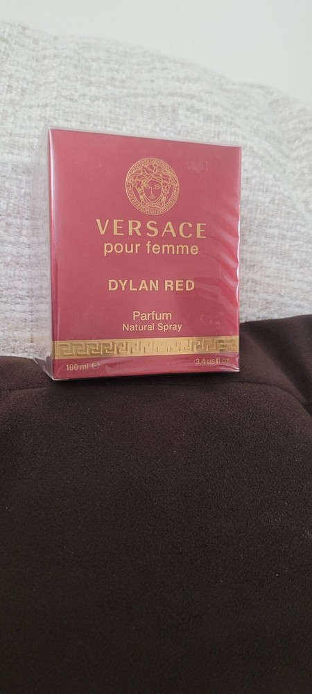 Versace Dylan Red Pour Femme 3.4 oz Parfum Spray for Woman New in Box Rare!!!