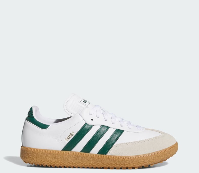 adidas Samba Spikeless Golf Men's shoes JH6151 white green Gum | eBay