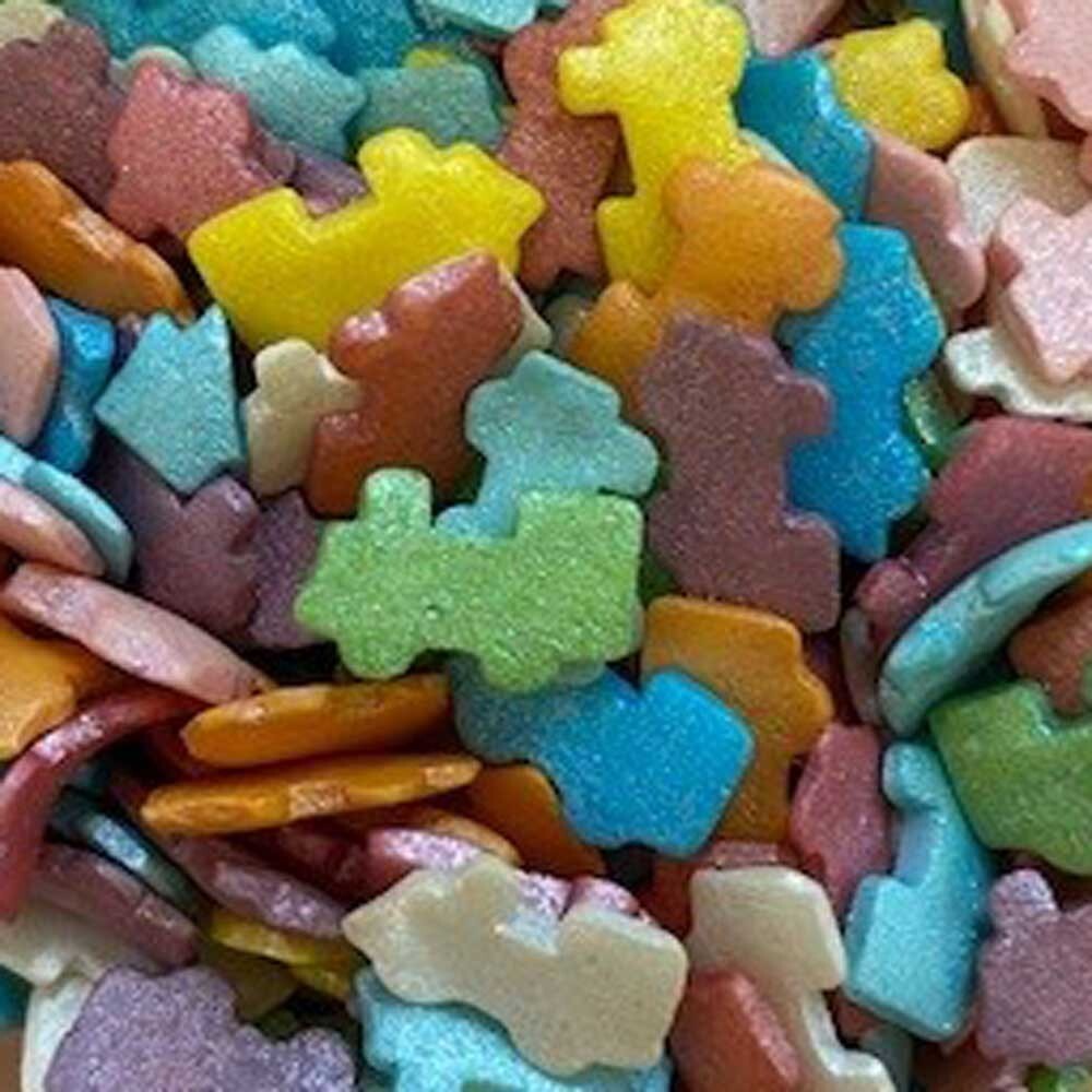 A Pinch Of - Glimmer Train Shapes 25g - Edible Topper Decorations/Sprinkles 6187