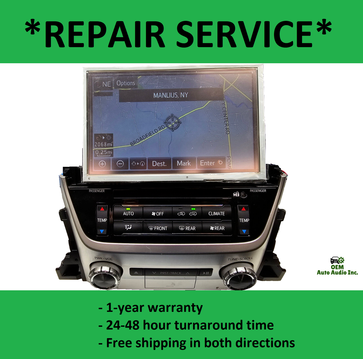 REPAIR SERVICE 2016-2022 Toyota Land Cruiser OEM Gracenote