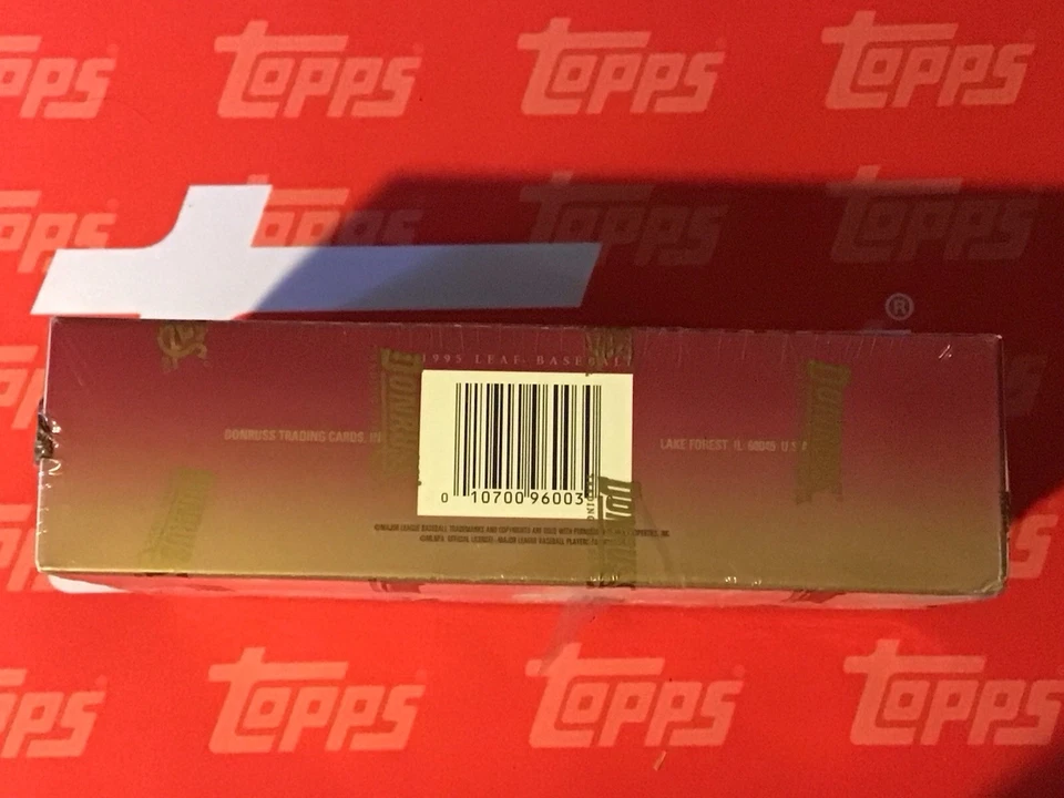 Donruss Leaf Baseball Series 2 1995 edición hobby caja sellada de fábrica 30 paquetes Foto 3 de 3