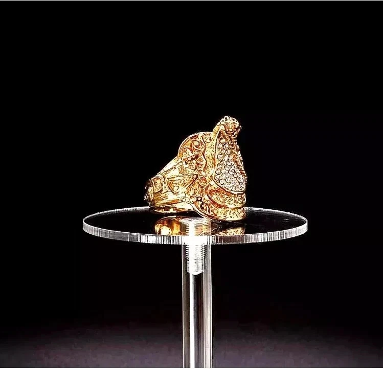 Gold/Silver Plated Saddle Heavy Polished Unisex Excellent Cut Solid UK - Image 3 of 4