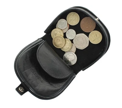 Mala Leder Odyssey Kollektion Schüttelbörse Münzbörse 4114_14m Schwarz - Bild 1 von 4