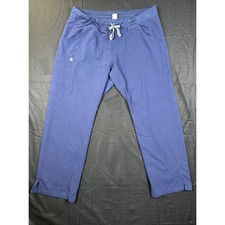 FIGS Technical Collection Womens XL Navy Blue Scrub Pants T21004 Cargo Pocket