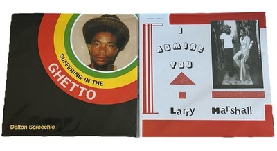 Delton Screechie / Larry Marshall - Vinyl Records Reggae Lot New