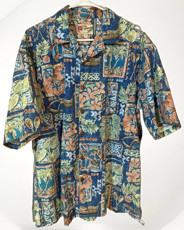 Men’s XL Hilo Hattie Uniforms Hawaiian 🌺 Shirt 