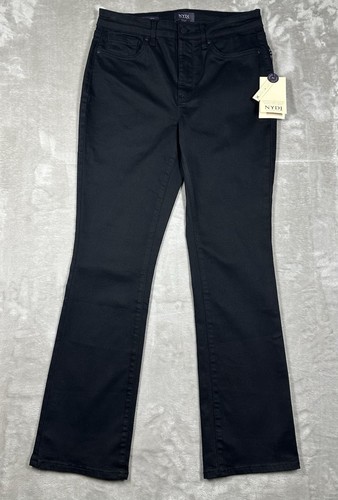 NYDJ Billie Mini Boot Pants Women’s 6P (28x28) Black Stretch Lift Tuck New NWT