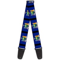 Guitar Strap - New York Flags/Black (Us Import) ACC NEU