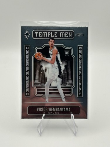Victor Wembanyama [Red Ice] #7 2023 Panini Phoenix Temple Men card
