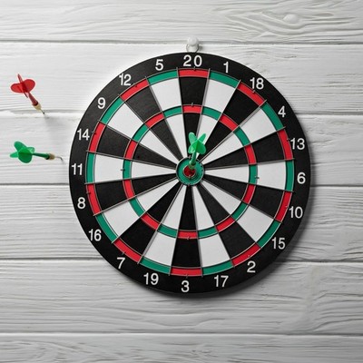 Dart Game Dartboard Regular 38cm Dartboard Dartboard Double Sided Backboard...