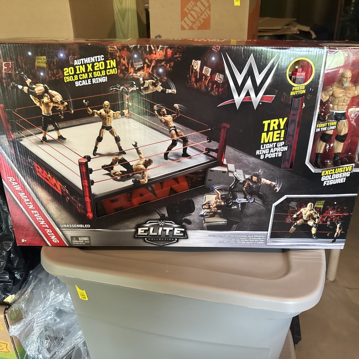 WWE Elite Collection Raw Main Event Ring Playset - DXG60 for sale