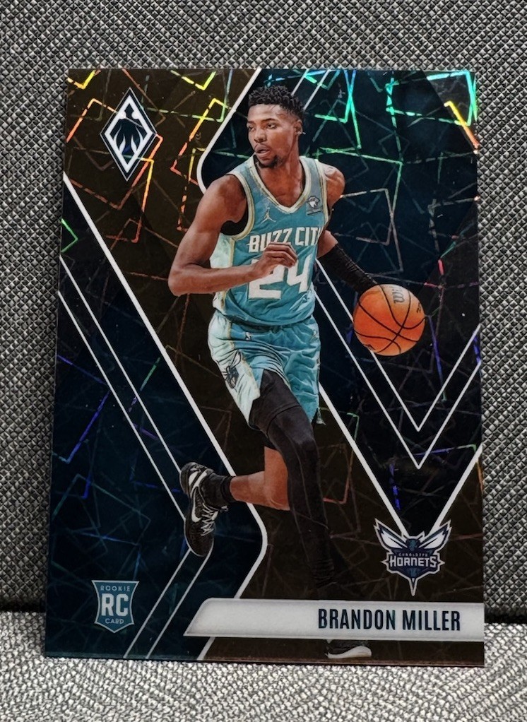 2023 Panini Phoenix #273 Brandon Miller RC Bronze Lazer /49 🔥 CLT Hornets 📈