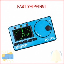 KLIQ MetroPitch - Metronome Tuner for All Instruments - with Guitar, Bass, Violi