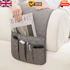 5 Pockets Sofa Arm Rest TV Remote Control Tidy Organizer Holder Chair Couch Bag