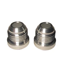 AN8 8AN 8 AN JIC 8 Male Billet Aluminum Weld On Weld In Bung Fitting – 2 Pack