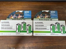 2pk Fujifilm 400 Speed Film 35mm 3 Rolls x 36 Exposures EXP May July 2026