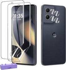 2 Pack Screen Protectors for Moto Edge 2024 TPU Soft 2024