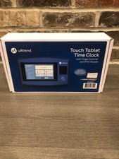 uAttend Biometric Fingerprint Touch Tablet Time Clock System, Blue/Black NX2500