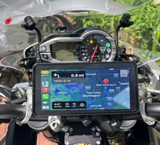 Waterproof Motorcycle CarPlay Android 6.3" Touch Screen GPS Navigation Wireless