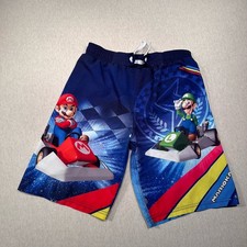 Swimming Trunks Mario Kart Blue Youth Boys