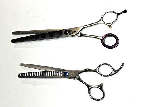 American Sharpening Premium 9", 60 Tooth & 8", 24 Tooth Thinner & Chunker Shears