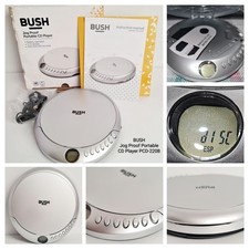 BUSH Jog Proof Portable CD Player   New Box Opened   PCD-220B With Earphones