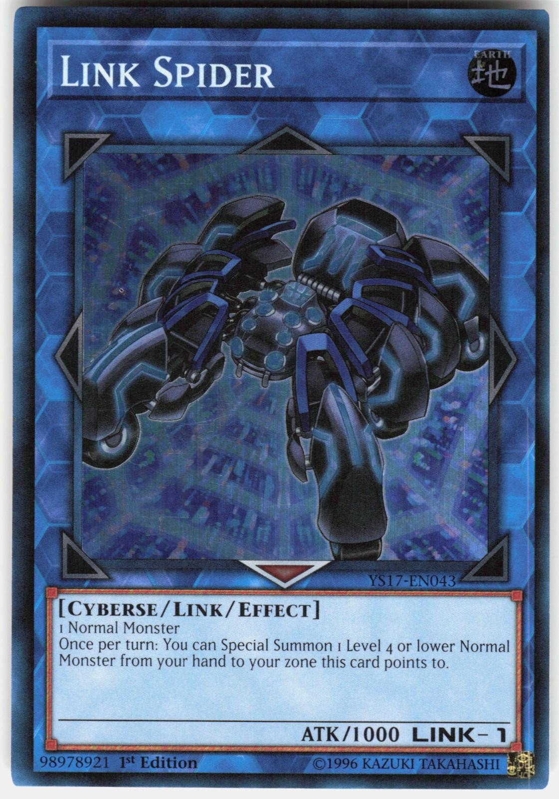 Link Spider YS18-EN044 Common Starter Deck: Codebreaker Yu-Gi-Oh 1st Edition LP