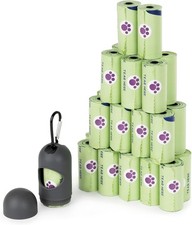 Petlicity 600 Biodegradable Dog Poo Bags with Dispenser 40 Rolls