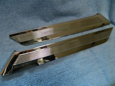1962-63-64 Ford Fairlane C-pillar Trimgarnish Nice Vintage Chrome Thunderbolt