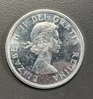 1964 Canada $1 Silver Dollar .800 Fine Silver Coin Charlottetown Quebec