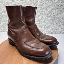 Executive Imperials Brown Leather Ankle Chukka Boots 909 Men's Size 6 E VTG USA