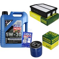 Inspektionspaket 5L Liqui Moly Longtime 5W-30 FüR Hyundai IX35 1.6 2.0 4WD KIA