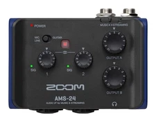 Zoom AMS 24 USB Audio Interface for Recording and Streaming with Loopback