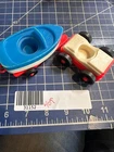 Fisher-Price Little People Vintage Boat Trailer and Car