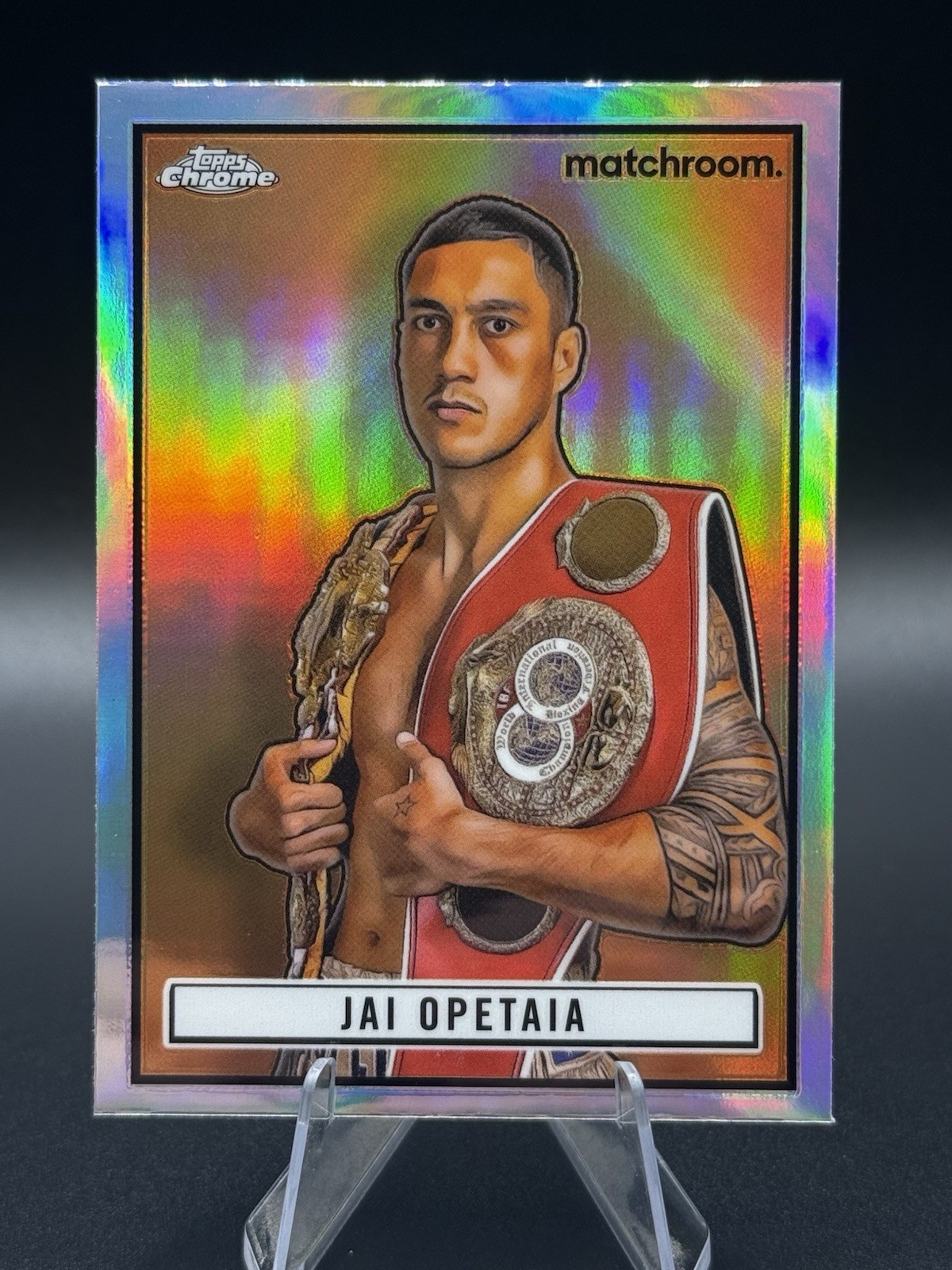 Jai Opetaia #TR-33 Boxing Cards 2024 Topps Chrome 1951 Ringside trading card — raw and PSA graded price guide
