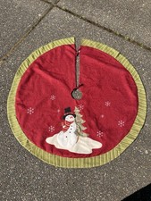 Snowman Christmas Tree Skirt