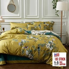Duvet Cover Set Size Bird Flower Pattern Soft Long King 00 - Floral bird