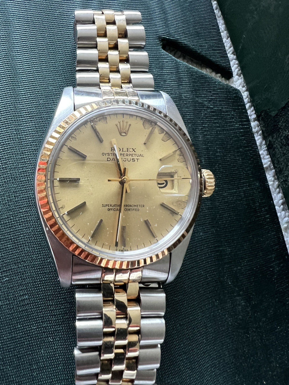 Rolex Datejust 16013 Bi-metal mens Watch circa 1984 