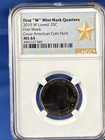 2019-W Lowell Park Quarter NGC MS67First W Mint Mark Great American Coin Hunt