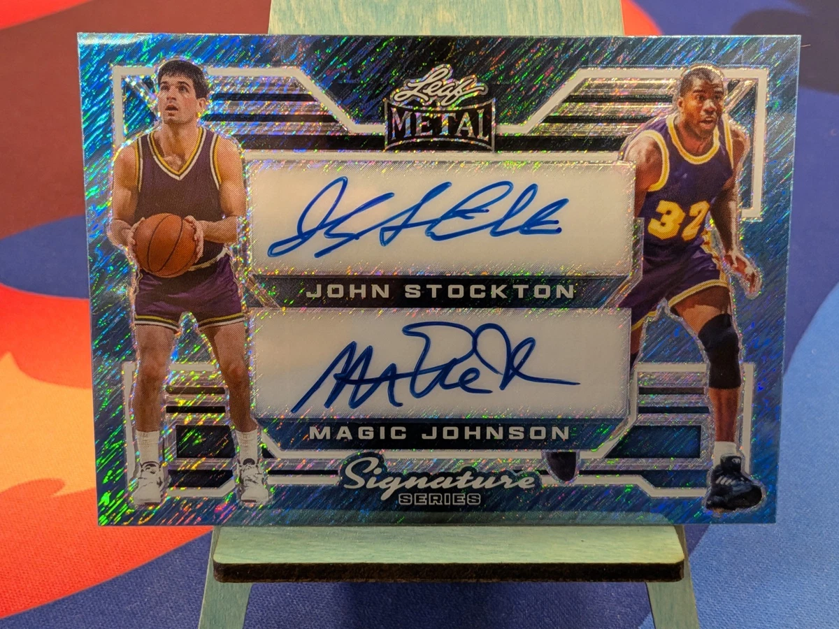 John Stockton Basketball Utah Jazz Serial Numbered Sports Trading