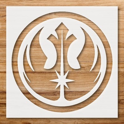 Star Wars Jedi Stencil for DIY Crafts and Custom Painting - StencilAir
