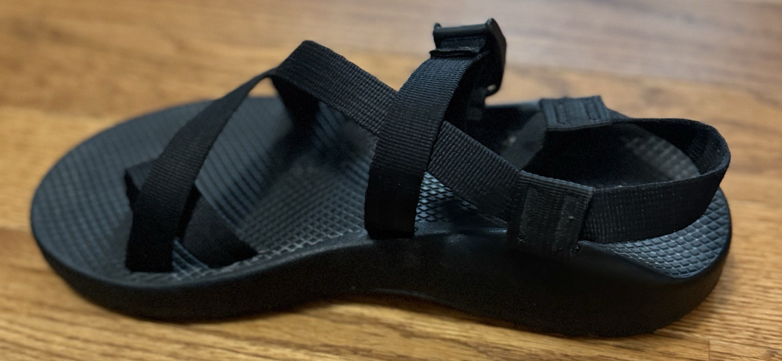 Chaco Zcloud 2 Solid Black Adjustable Strap Sanda… - image 3