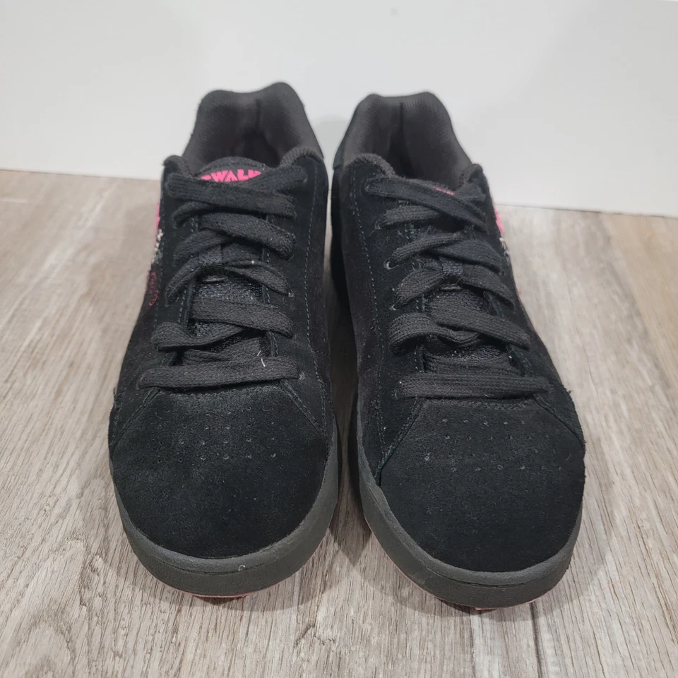 Y2K Airwalk Karma Skater Shoes Womens Size 8 Black Pink Punk Emo Whimsigoth - Image 4 of 4