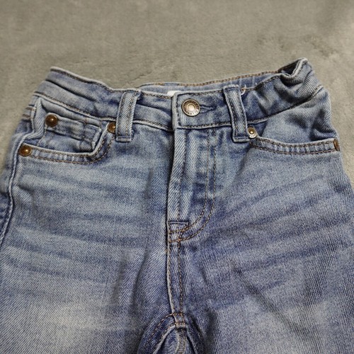 7 For All Mankind Skinny Jeans Boys Size 4 Blue Denim Adjustable Waist Pants - Picture 9 of 16